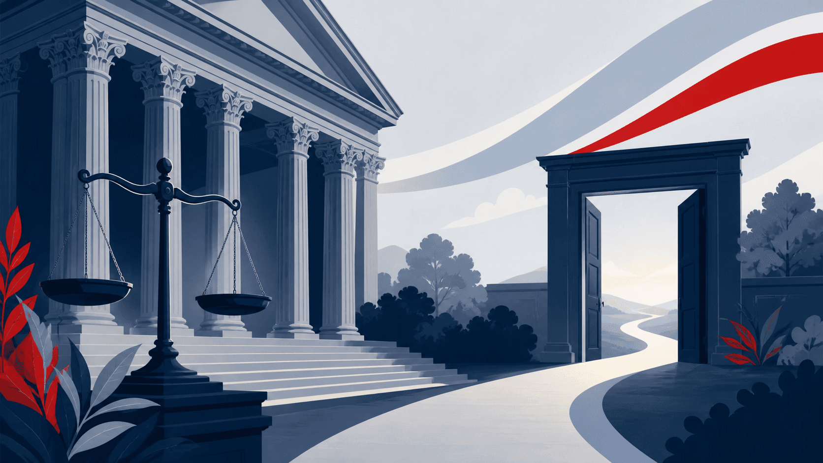 Habeas Corpus en Inmigración: una herramienta legal clave, ilustración editorial de GMC Immigration